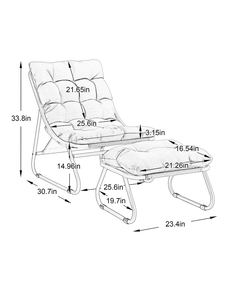Rainsken Outdoor Lounge Chair