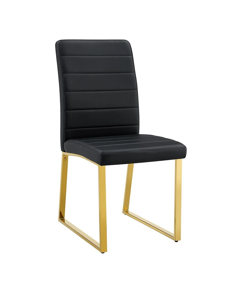 Streamdale Furniture 2-Pack Heavy-duty Chairs: Cushion, Iron Frame, Home/Office, Great Value