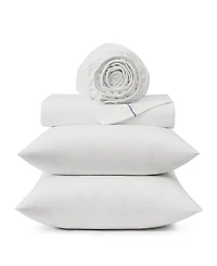 Tommy Bahama Home Boardwalk 200-Thread Count Washed Cotton 4-Pc. Sheet Set