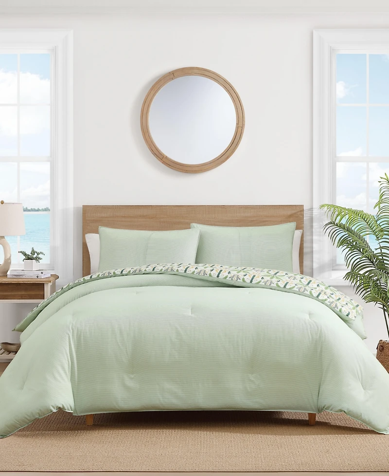 Tommy Bahama Home Mystic Palms Cotton 3-Pc. Comforter Set