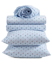 Tommy Bahama Home Iconic Marlin 200-Thread Count Washed Cotton 4-Pc. Sheet Set