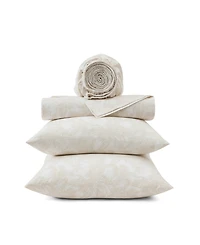 Tommy Bahama Home Legacy Fronds 200-Thread Count Washed Cotton 4-Pc. Sheet Set, Queen