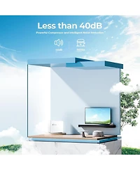 Cowsar 1.2 Cubic Foot Upright Mini Freezer with Adjustable Temperature