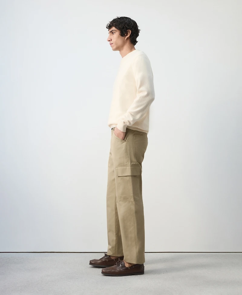 Mango Men's Cotton Cargo Pants
