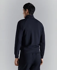 Mango Men's Regular-Fit Technical Zip-Up Sweatshirt