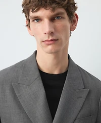 Mango Men's Ricardo Regular Fit Double-Breasted Suit Jacket