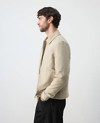Mango Men's Suede Effect Jacket