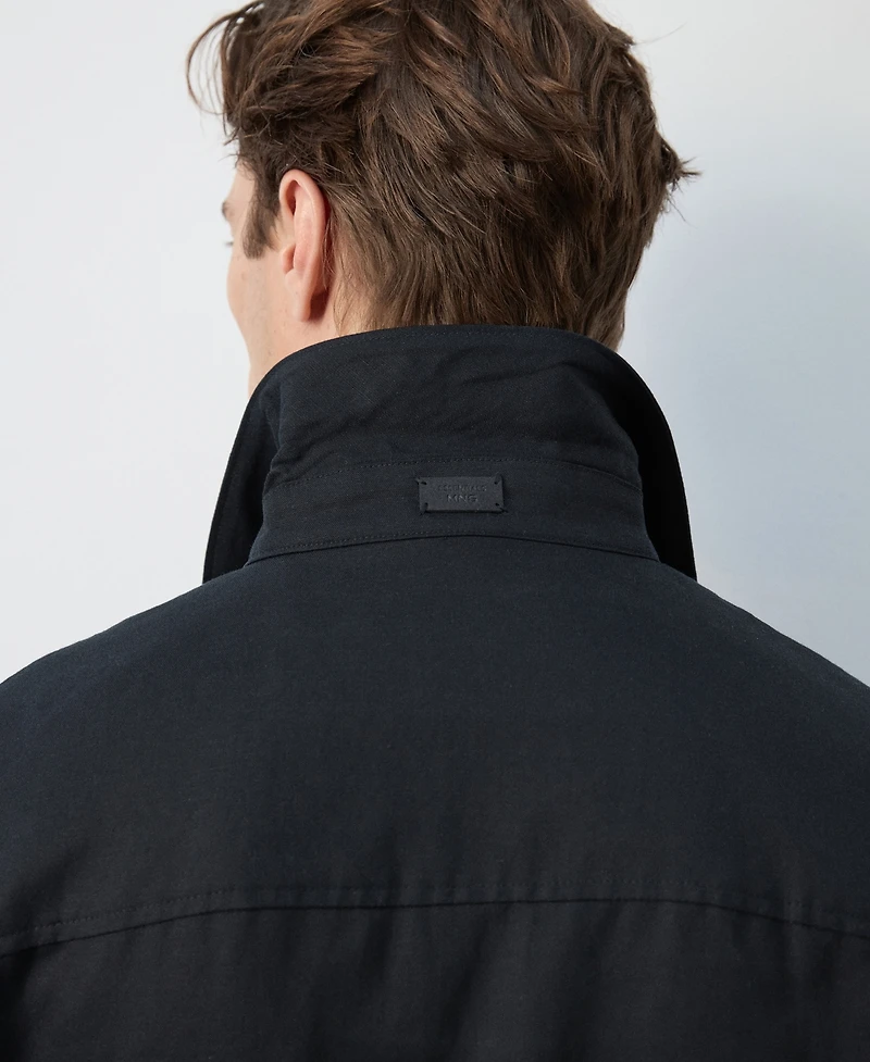 Mango Men's Ruched-Back Lyocell Jacket