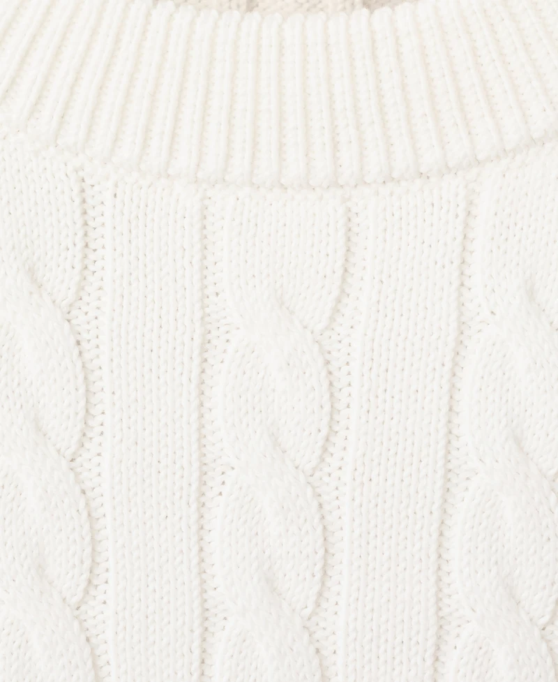 Mango Men's Cotton Cable-Knit Sweater