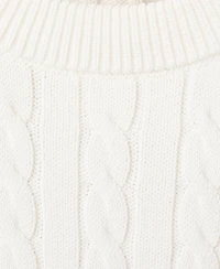 Mango Men's Cotton Cable-Knit Sweater