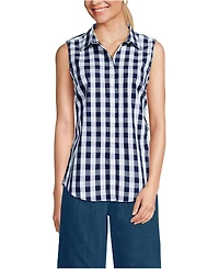 Lands' End Women's No Iron Sleeveless Shirt