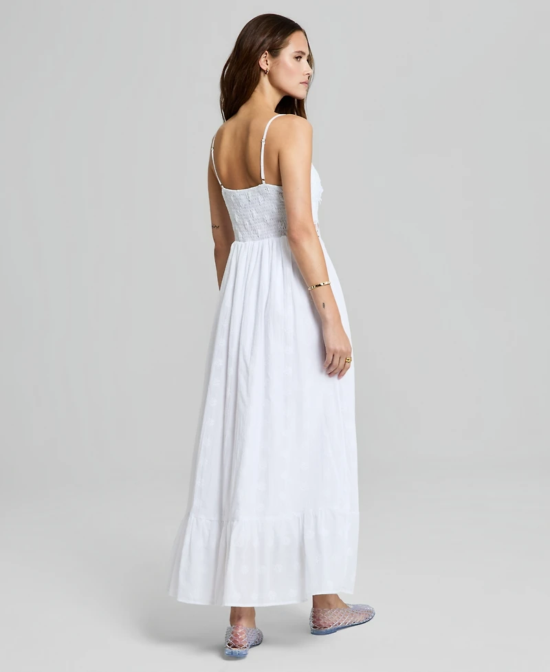And Now This Women's Lace-Trim Tank Maxi Dress, Macy's Exclusive