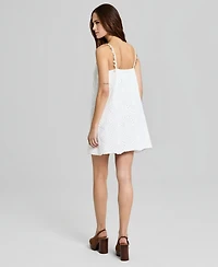 And Now This Women's Embroidered Seashell Minidress, Macy's Exclusive