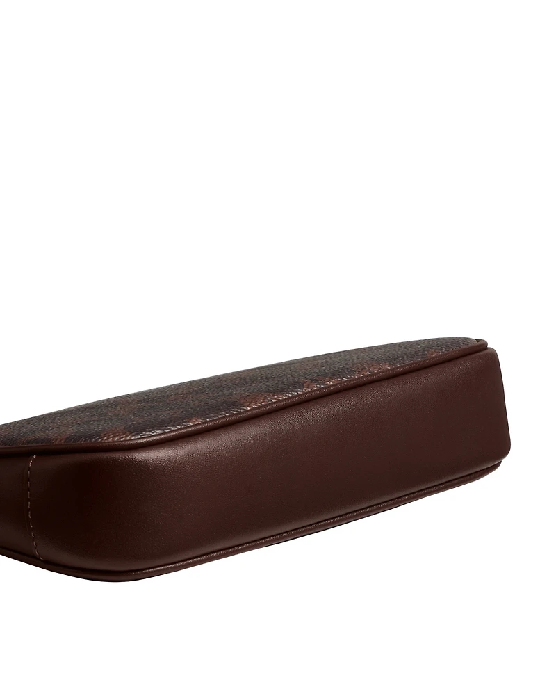 Coach Plaza Mini Signature Canvas Shoulder Bag 18