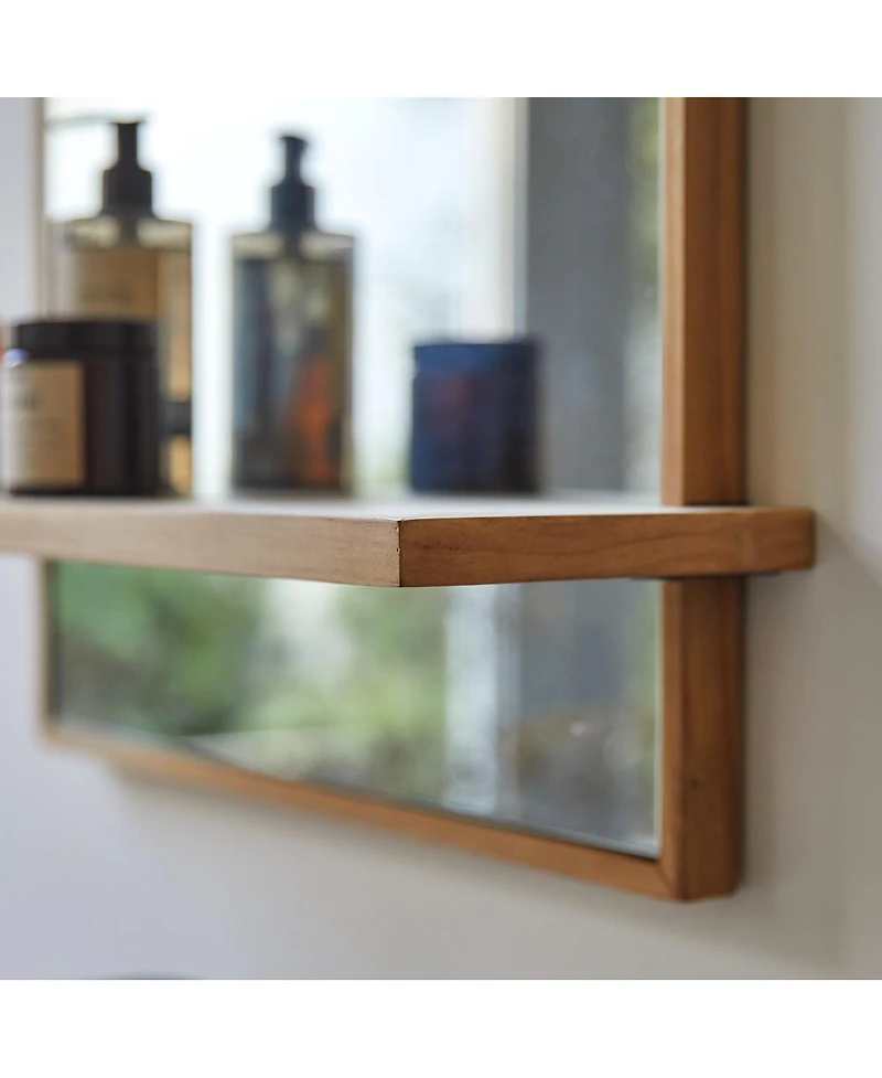 Tikamoon Teak Wood Mirror Galyno