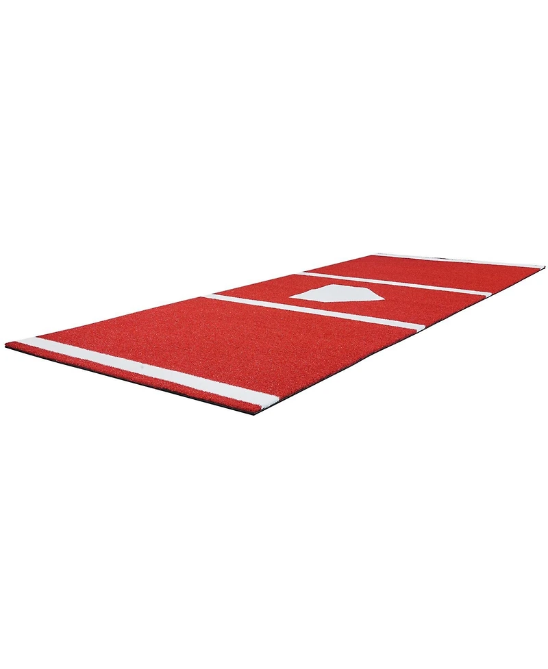 Mecale 10 x 3.8 Ft Baseball Hitting Mat with Home Plate