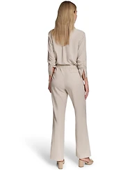 Calvin Klein Petite Pull-On Straight-Leg Pants