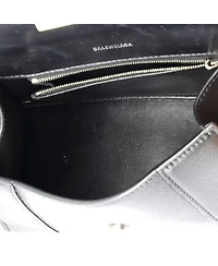 Pre-Owned Balenciaga Small Hourglass Top Handle Bag Leather