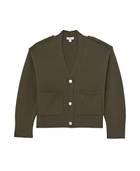 Reiss Women's Wool-Cashmere Button-Through Cardigan Sweater