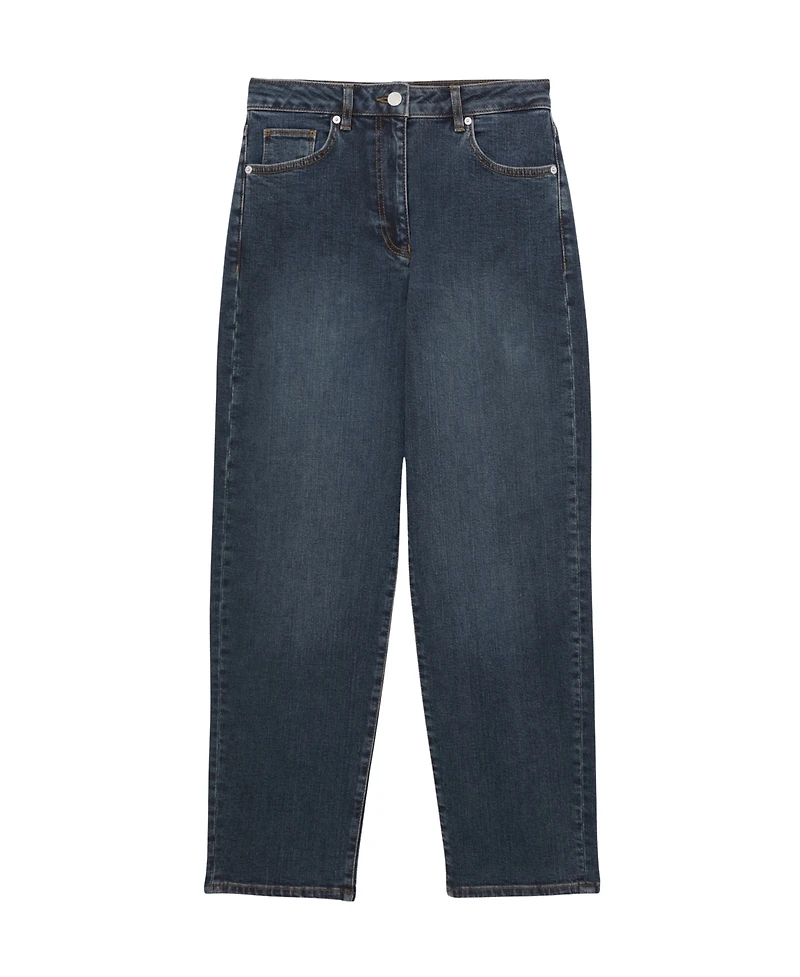 Reiss Women's Mid-Rise Straight-Leg Jeans