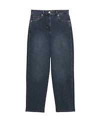 Reiss Women's Mid-Rise Straight-Leg Jeans