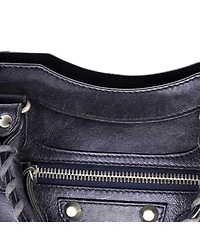 Pre-Owned Balenciaga Mini City Classic Studs Bag Leather