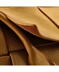 Pre-Owned Bottega Veneta Medium Arco Bag Maxi Intrecciato Leather