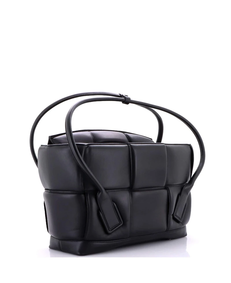 Pre-Owned Bottega Veneta Large Arco Bag Padded Maxi Intrecciato Leather