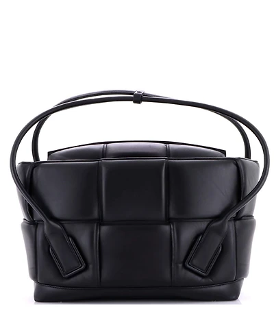 Pre-Owned Bottega Veneta Large Arco Bag Padded Maxi Intrecciato Leather