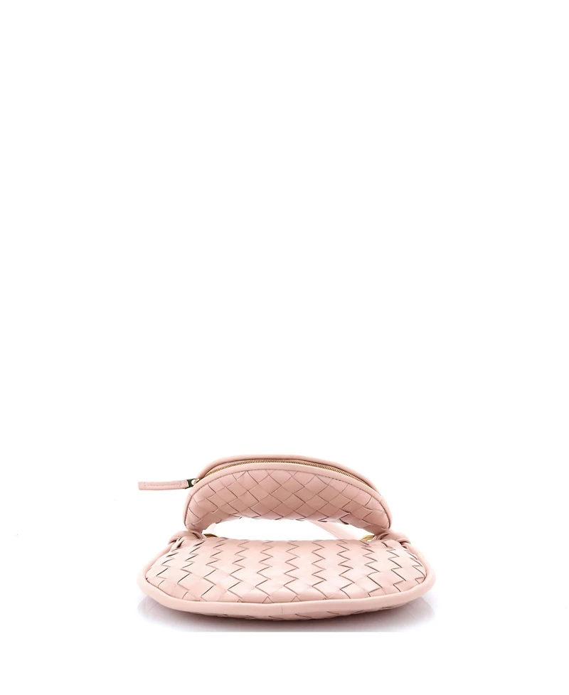 Pre-Owned Bottega Veneta Small Gemelli Shoulder Bag Intrecciato Leather