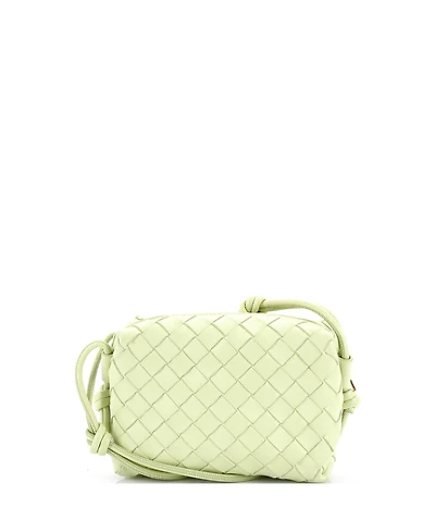 Pre-Owned Bottega Veneta Mini Loop Crossbody Bag Intrecciato Nappa