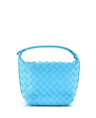 Pre-Owned Bottega Veneta Mini Wallace Shoulder Bag Intrecciato Nappa