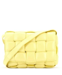 Pre-Owned Bottega Veneta Cassette Crossbody Bag Padded Maxi Intrecciato Leather