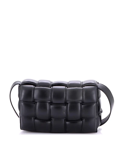 Pre-Owned Bottega Veneta Cassette Crossbody Bag Padded Maxi Intrecciato Leather