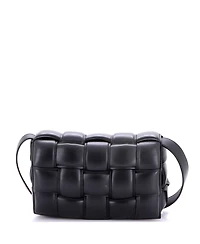 Pre-Owned Bottega Veneta Cassette Crossbody Bag Padded Maxi Intrecciato Leather
