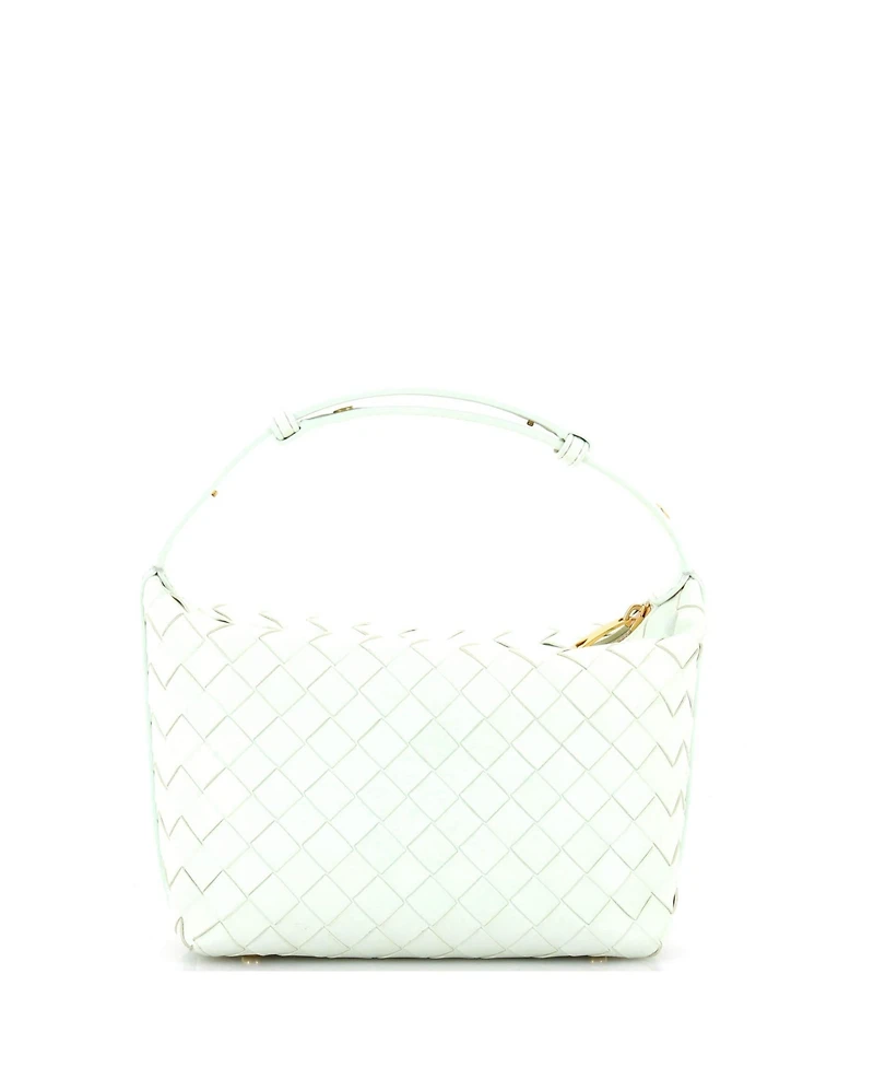 Pre-Owned Bottega Veneta Mini Wallace Shoulder Bag Intrecciato Nappa