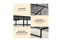 gaomon 10-Inch-High Metal Platform Bed Frame
