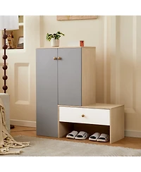 sumyeg Modern Multi-functional Storage Shoe Cabinets with Adjustable Shelves