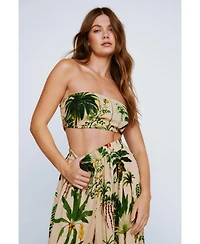 Nasty Gal Women's 3 Piece Top and Bottom Beach Set