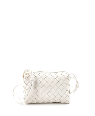 Pre-Owned Bottega Veneta Mini Loop Crossbody Bag Intrecciato Nappa