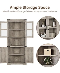 gaomon 6 Drawer Dresser with Deep Drawers and Metal Knobs