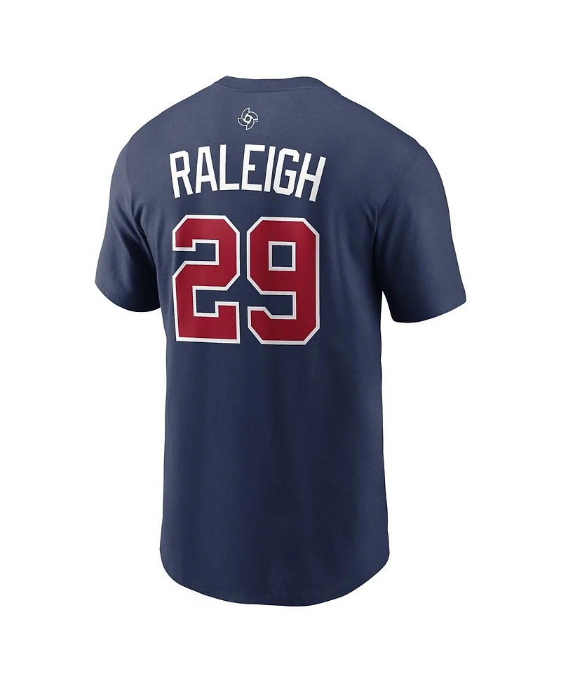 Nike Men's Cal Raleigh Navy Usa Baseball 2026 World Classic Name Number T-Shirt