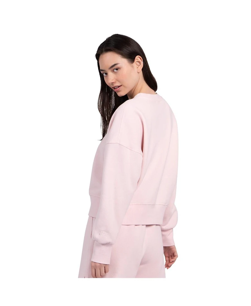 Starter Women's Light Pink Cleveland Cavaliers Pastel Boxy Sweatshirt