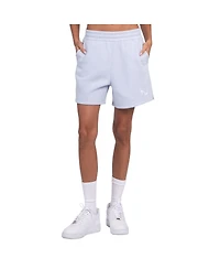 Starter Women's Blue Golden State Warriors Pastel High Waisted Shorts