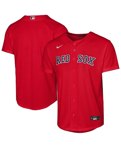 Nike Big Boys and Girls Red Boston Sox Alternate Replica Jersey