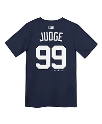 Nike Preschool Aaron Judge Navy New York Yankees Name & Number T-Shirt
