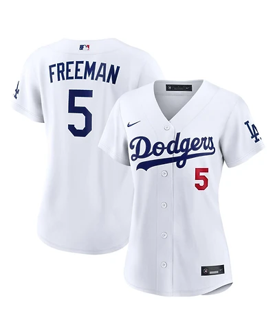 Nike Women's Freddie Freeman White Los Angeles Dodgers Home Stadium Jersey