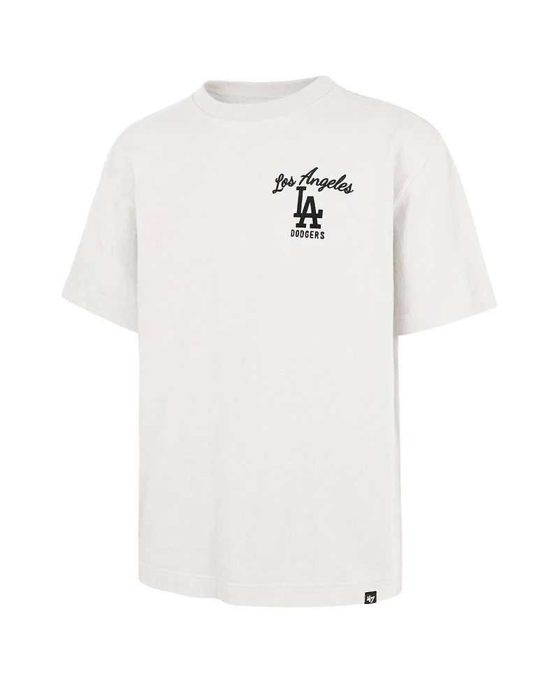 '47 Brand Men's Cream Los Angeles Dodgers Souvenir Eagle Foundation T-Shirt