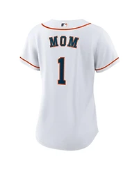 Nike Women's White Houston Astros 1 Mom Home Replica Jersey
