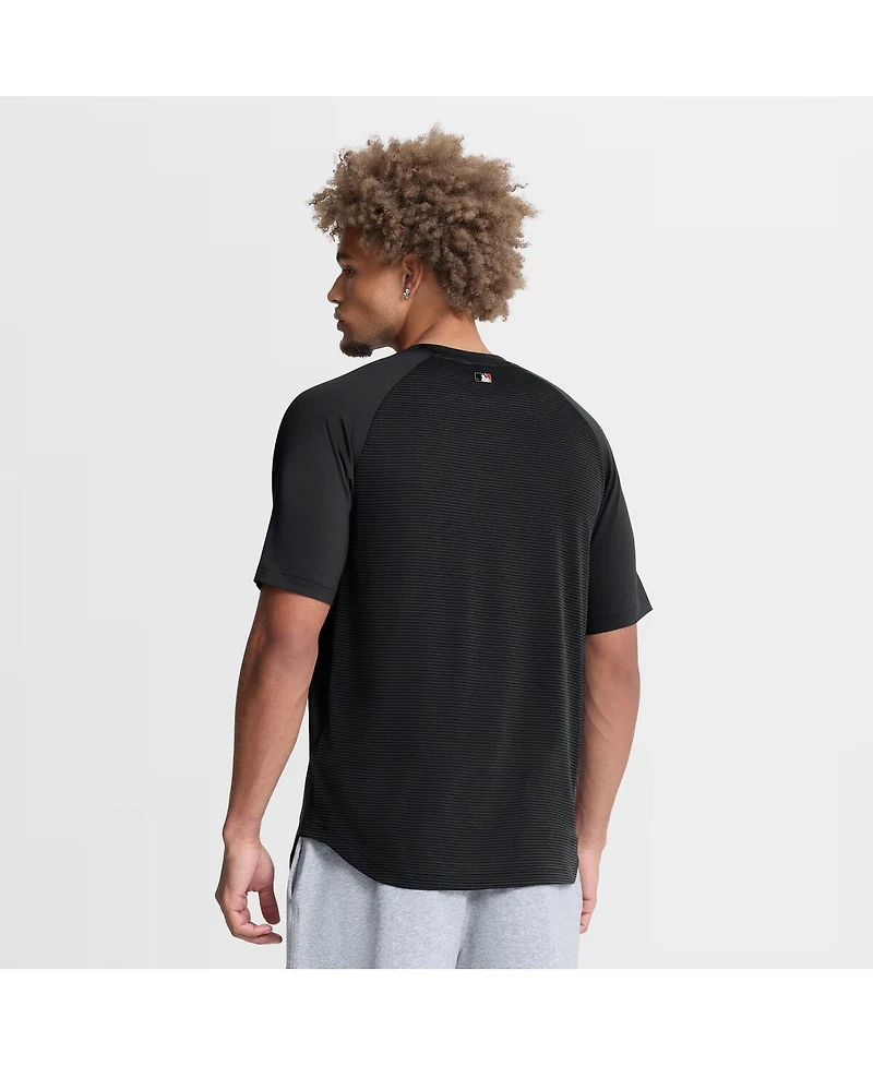 Nike Men's Black Baltimore Orioles Authentic Collection Batting Practice Pre-Game Raglan Dri-fit T-Shirt